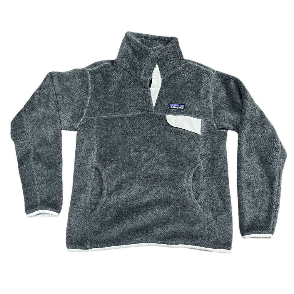 Patagonia Retool Snap charcoal fleece